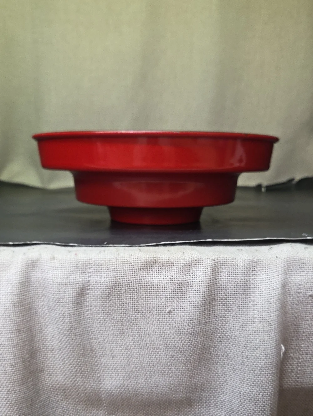3-Tier cake mold pan red EUC Prime Way Co. Doubles as Devo Energy Dome!
